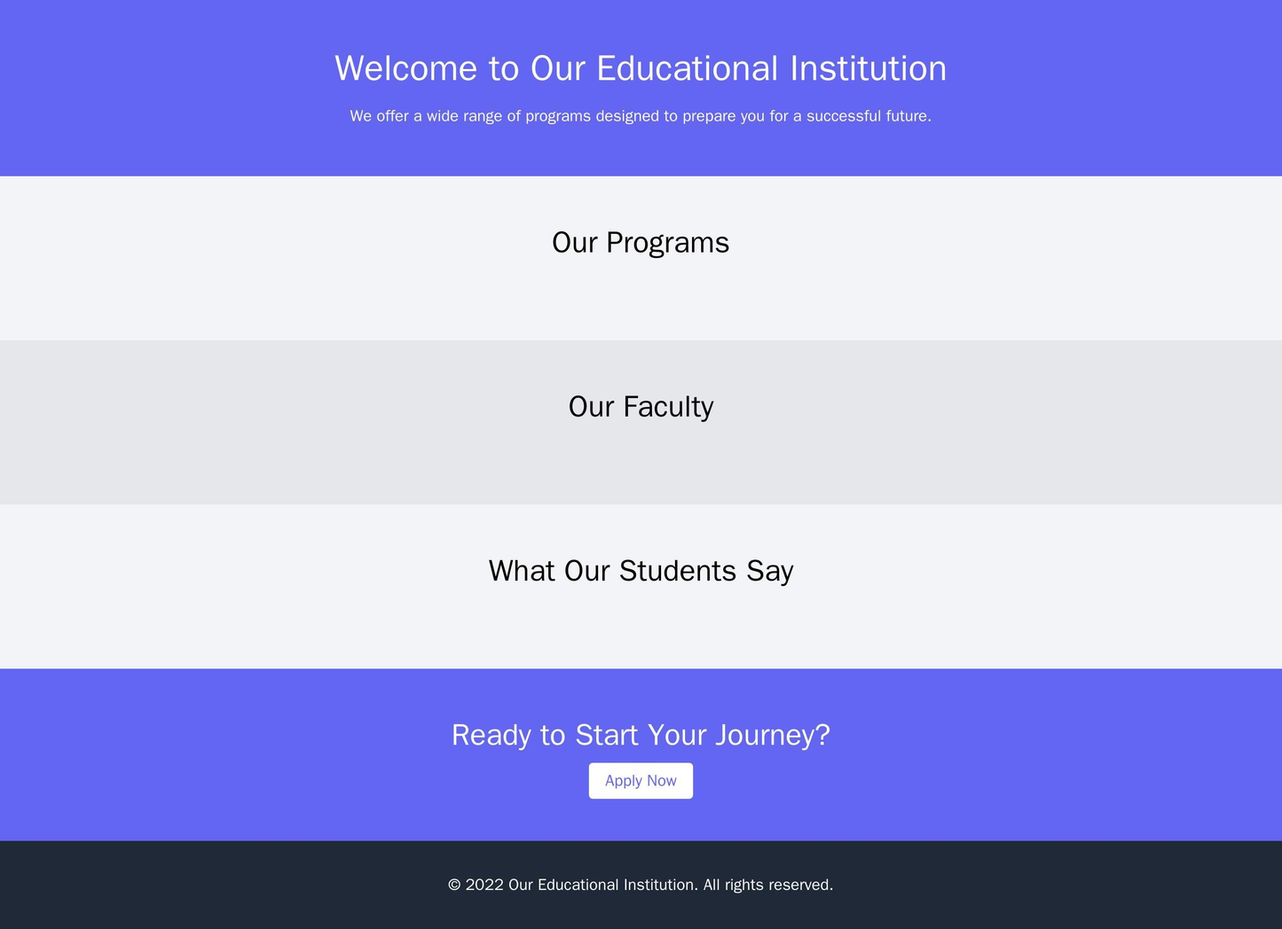 Educational Institution: An organized, easy-to-navigate layout displaying program offerings, faculty bios, and student t Web Template 3561