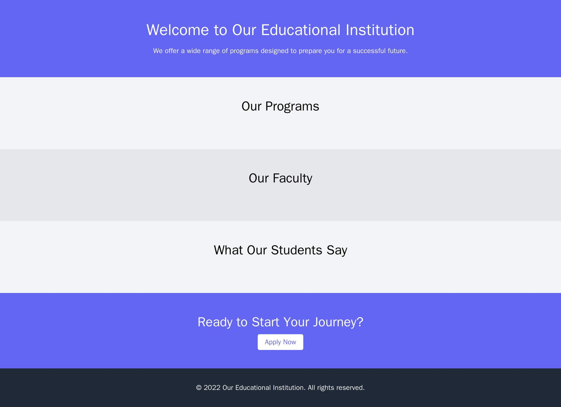 Educational Institution: An organized, easy-to-navigate layout displaying program offerings, faculty bios, and student t Web Template 3561