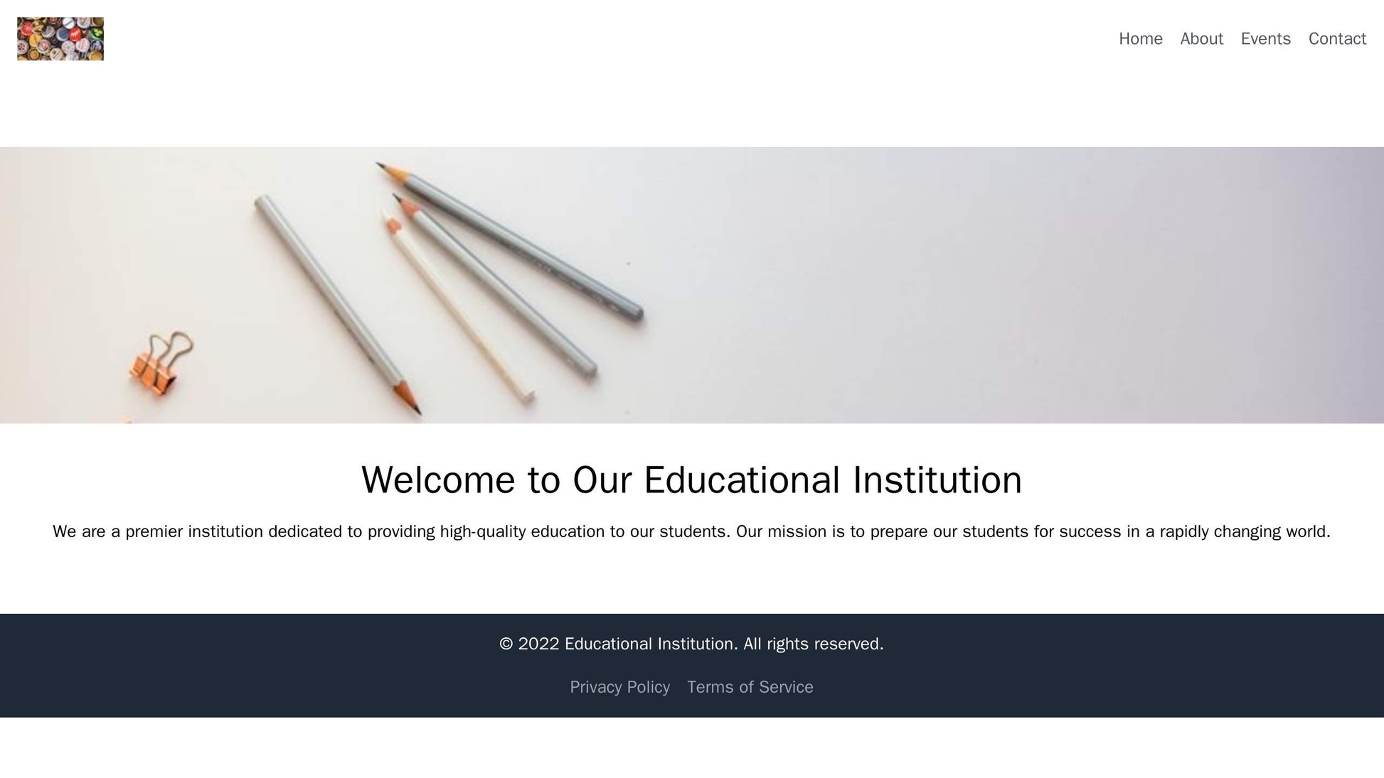 Educational Institution: A design with a clean, white background, a header with a prominent logo and a top navbar, a cen Web Template 4548