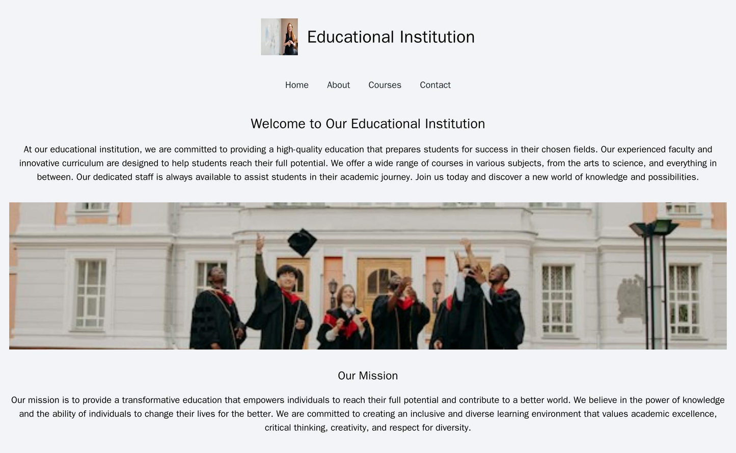 Educational Institution Site: A classic design with a centered logo, a clear navigation menu, a prominent search bar, a  Web Template 4182