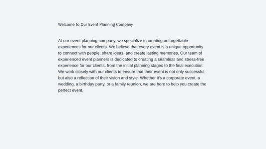 Event Planning Company: A colorful and creative design featuring a slideshow of event images on the homepage, a right si Web Template 3930