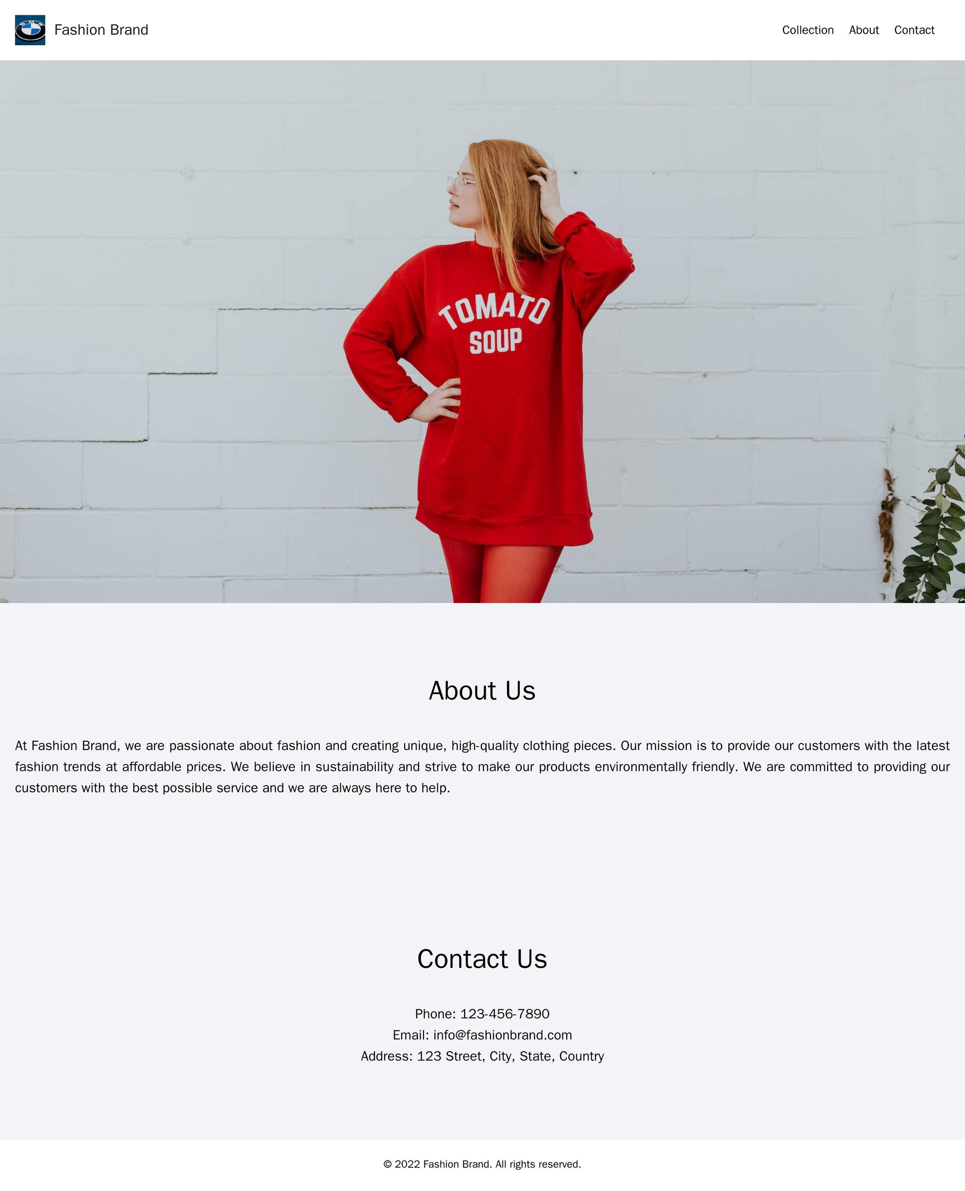 Fashion Brand: A dynamic, single-page website where the latest collection is showcased in high-resolution images, occupy Web Template 3305