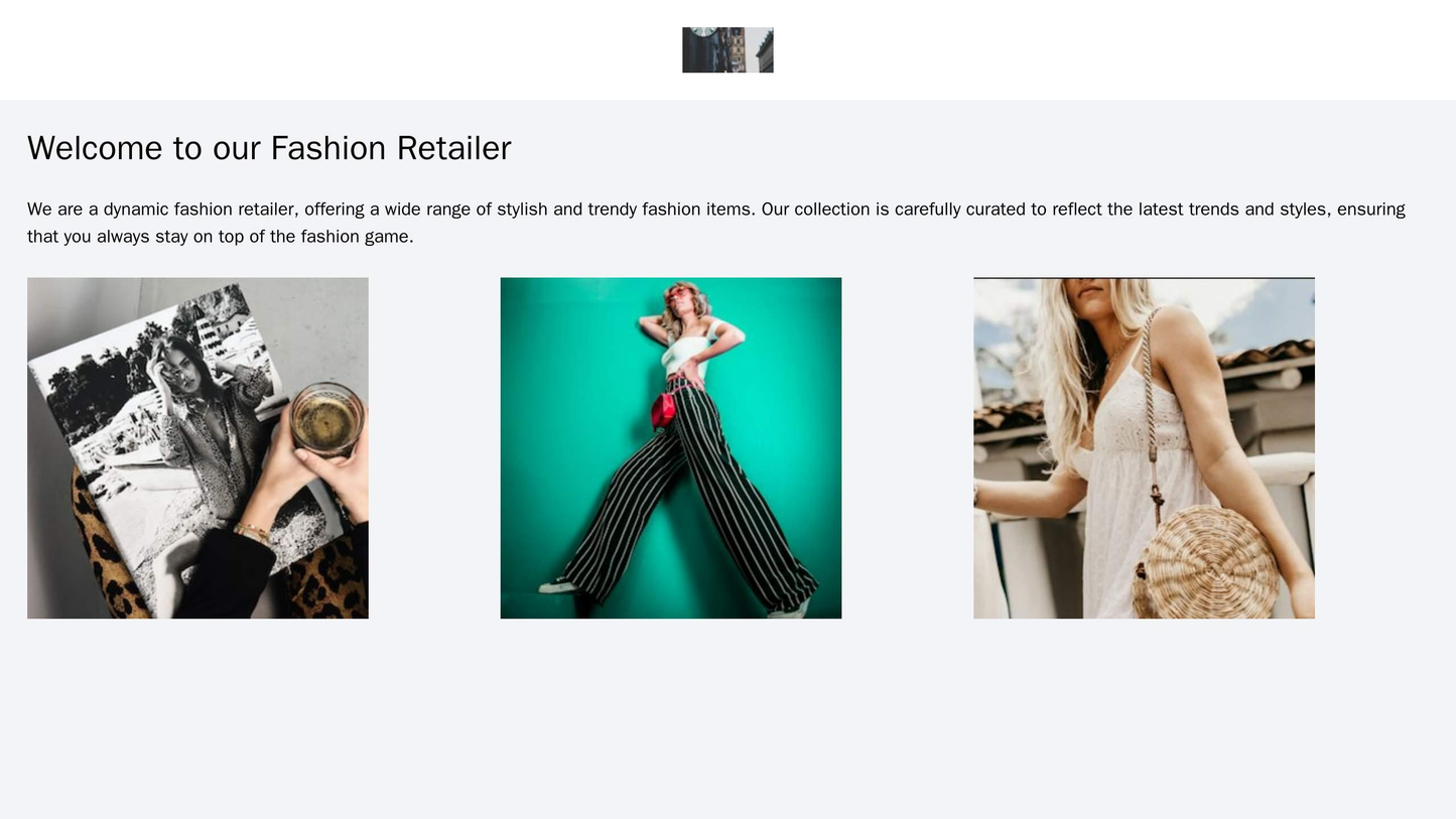 Fashion Retailer: A grid-based design with equal-sized images of various fashion items occupying the majority of the pag Web Template 2406