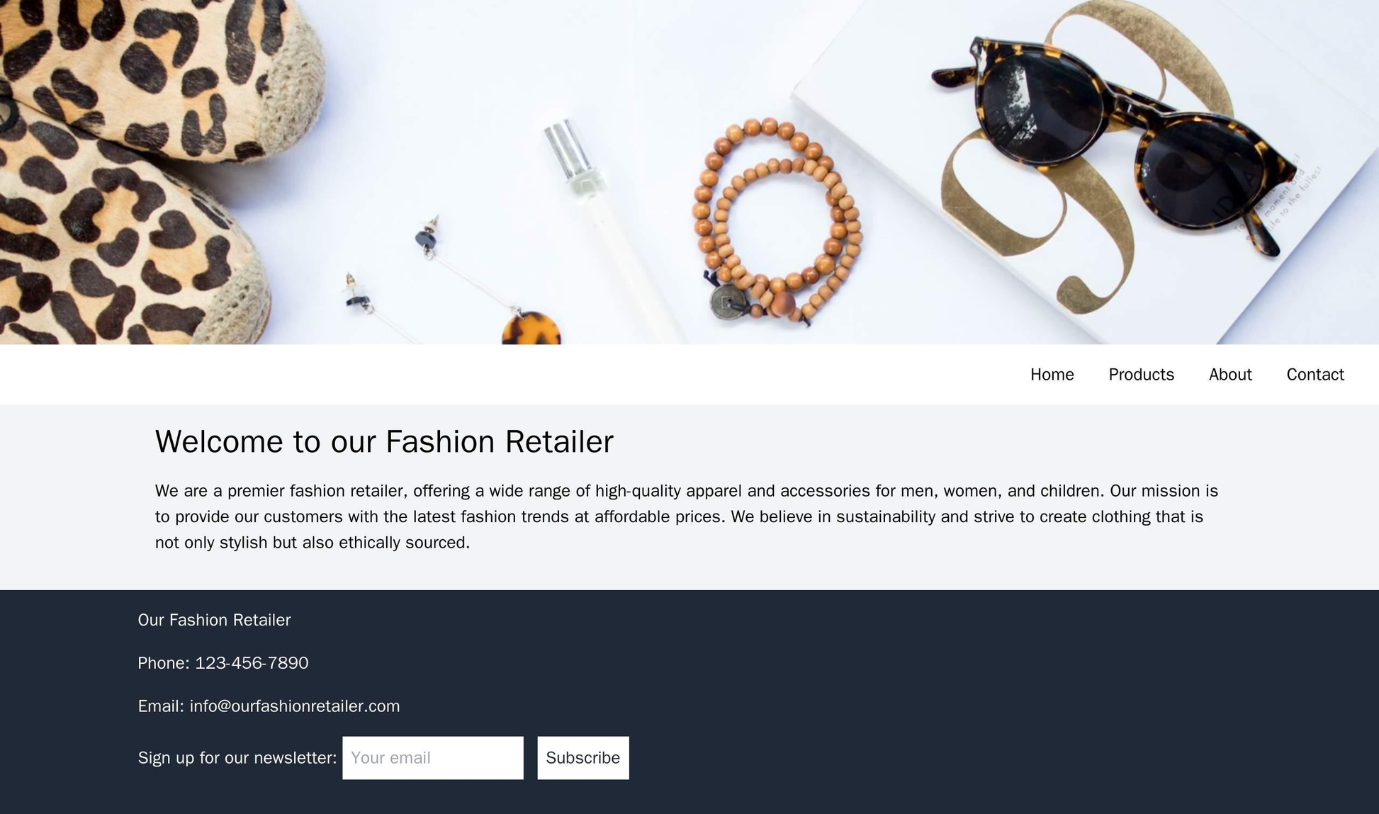 Fashion Retailer: A visually stunning layout with a hero image spanning the entire width of the homepage, a right-aligne Web Template 4445