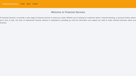 Financial Services: A sophisticated and trustworthy design with a horizontally center-aligned logo, a well-organized and Web Template 2247