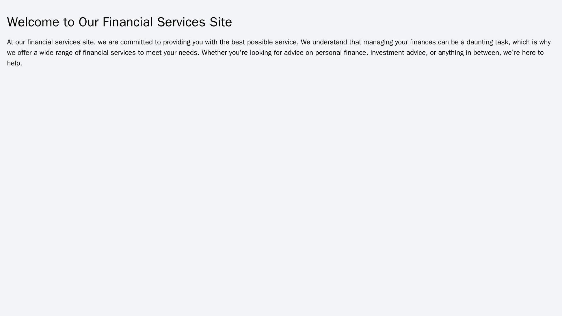 Financial Services Site: A modern and professional design with a full-width header displaying key information, a promine Web Template 4185