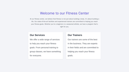 Fitness Center: A dynamic design with a large, centralized image of a person working out, animated icons for different w Web Template 3730