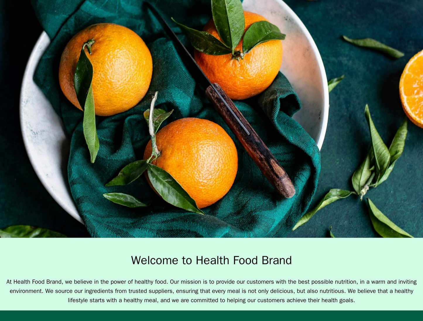 Health Food Brand: A warm and inviting design with a large, centered image of a healthy meal. The navigation menu is hid Web Template 3210