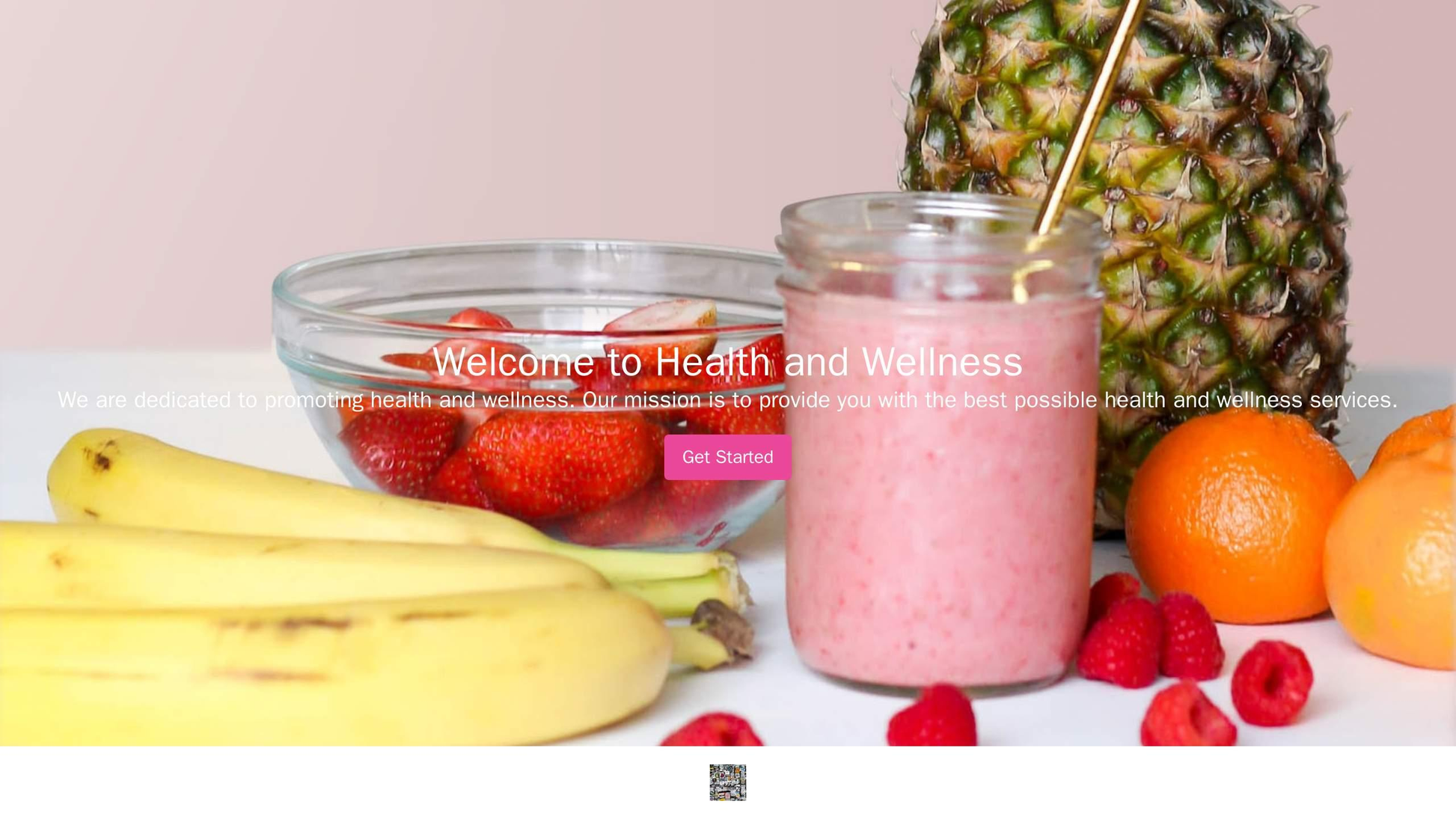 Health and Wellness: A centered, full-screen welcome image with a call-to-action button overlaid. The navigation is at t Web Template 3894