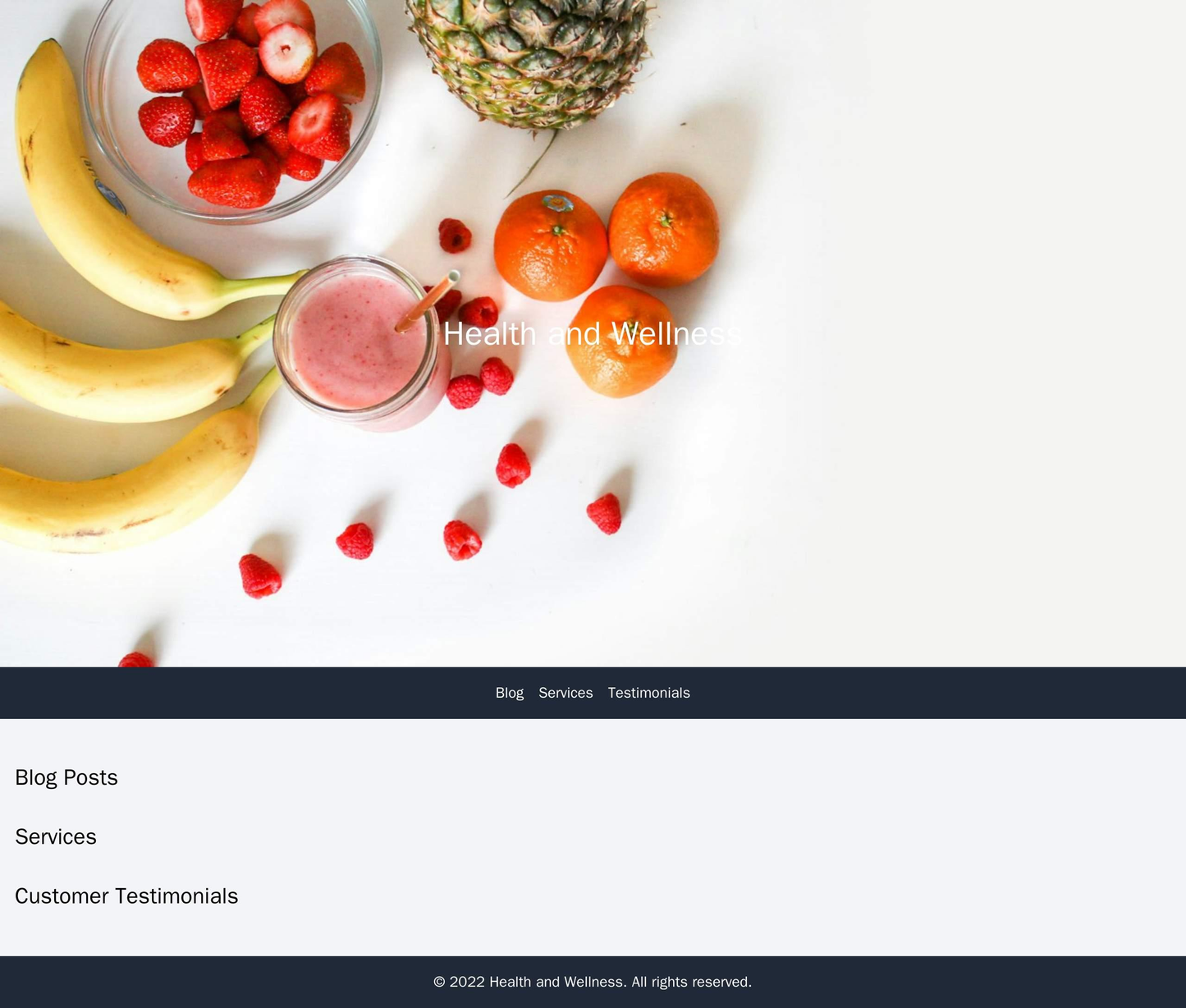 Health and Wellness: A spacious design with a prominent, centered logo on a full-width background image of people engagi Web Template 4620