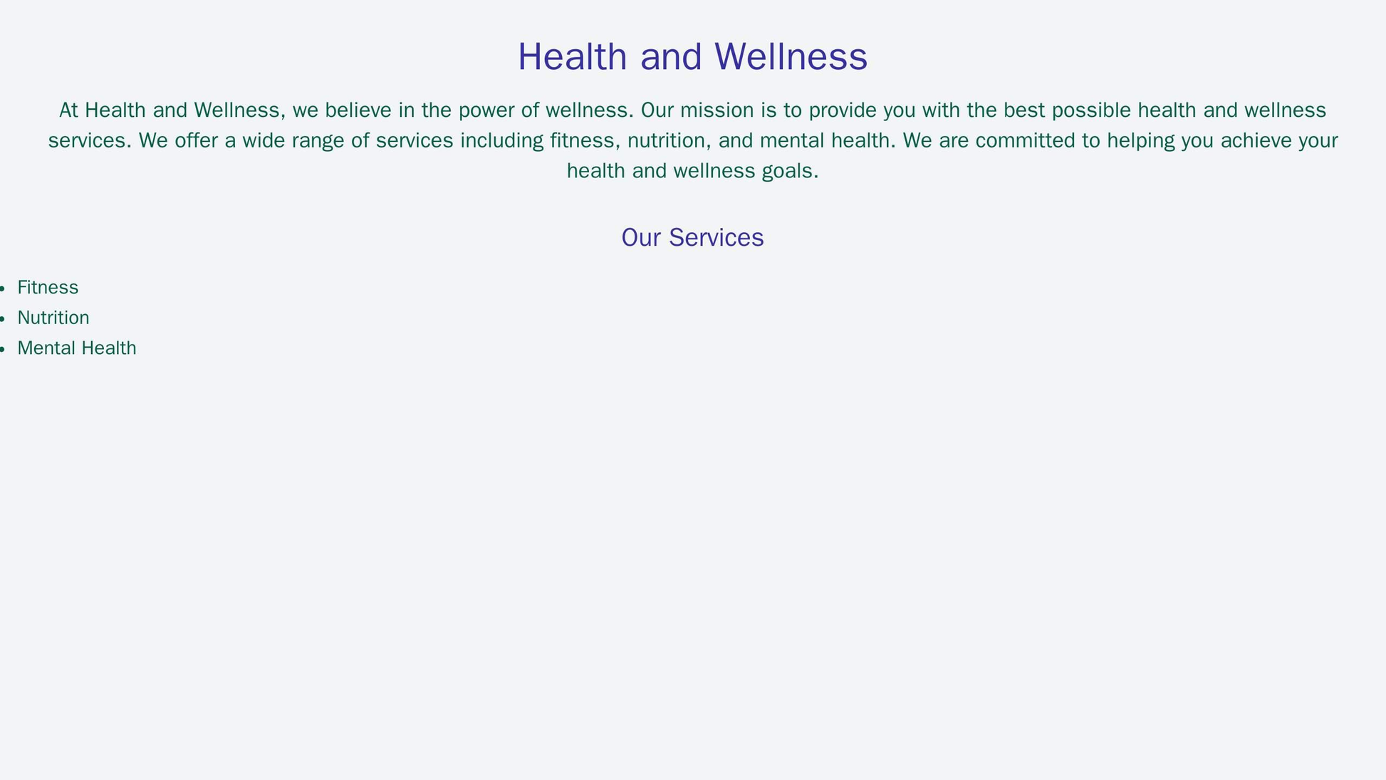 Health and Wellness: A soothing layout with a full-width background image and a centered logo. A fixed left-side menu wi Web Template 4817