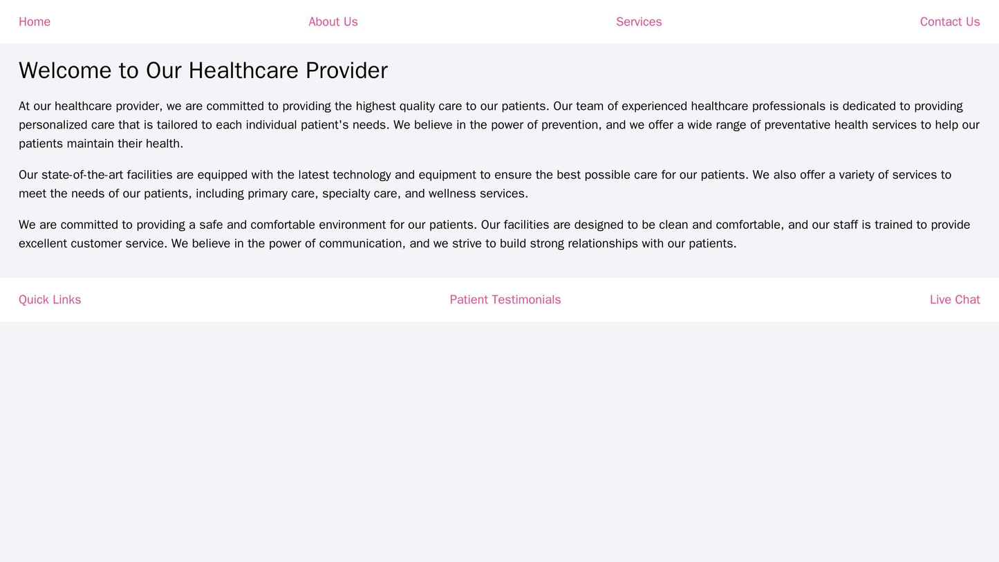 Healthcare Provider: A modern design focused on easy access to information, a full-screen image displaying a calming sce Web Template 3675