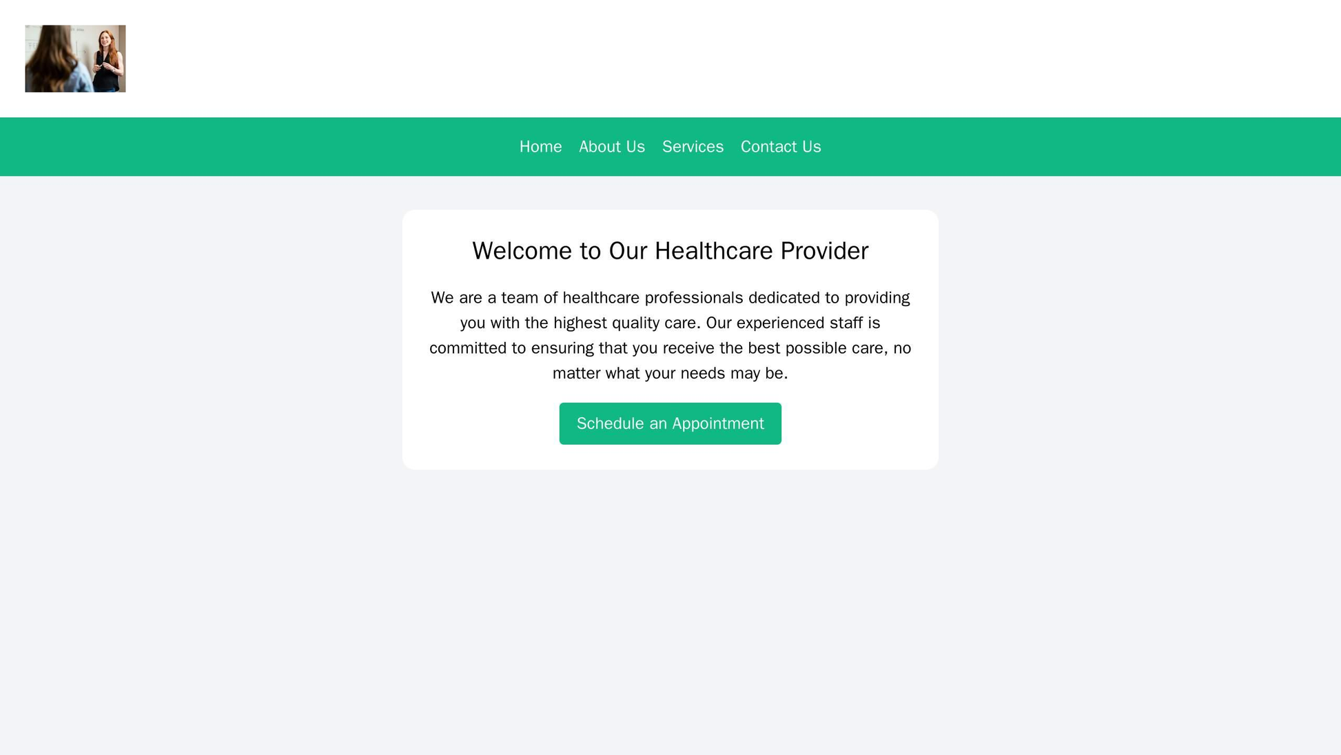 Healthcare Provider: A calming and professional design with a left-aligned header image of a healthcare facility or a so Web Template 4810