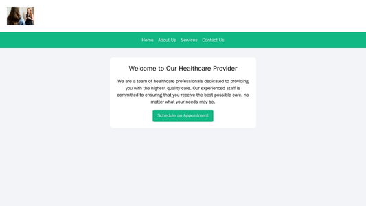 Healthcare Provider: A calming and professional design with a left-aligned header image of a healthcare facility or a so Web Template 4810