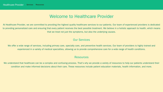 Healthcare Provider: A warm and welcoming design, with calming colors (blues and greens), a centered logo, and a left-ha Web Template 4879