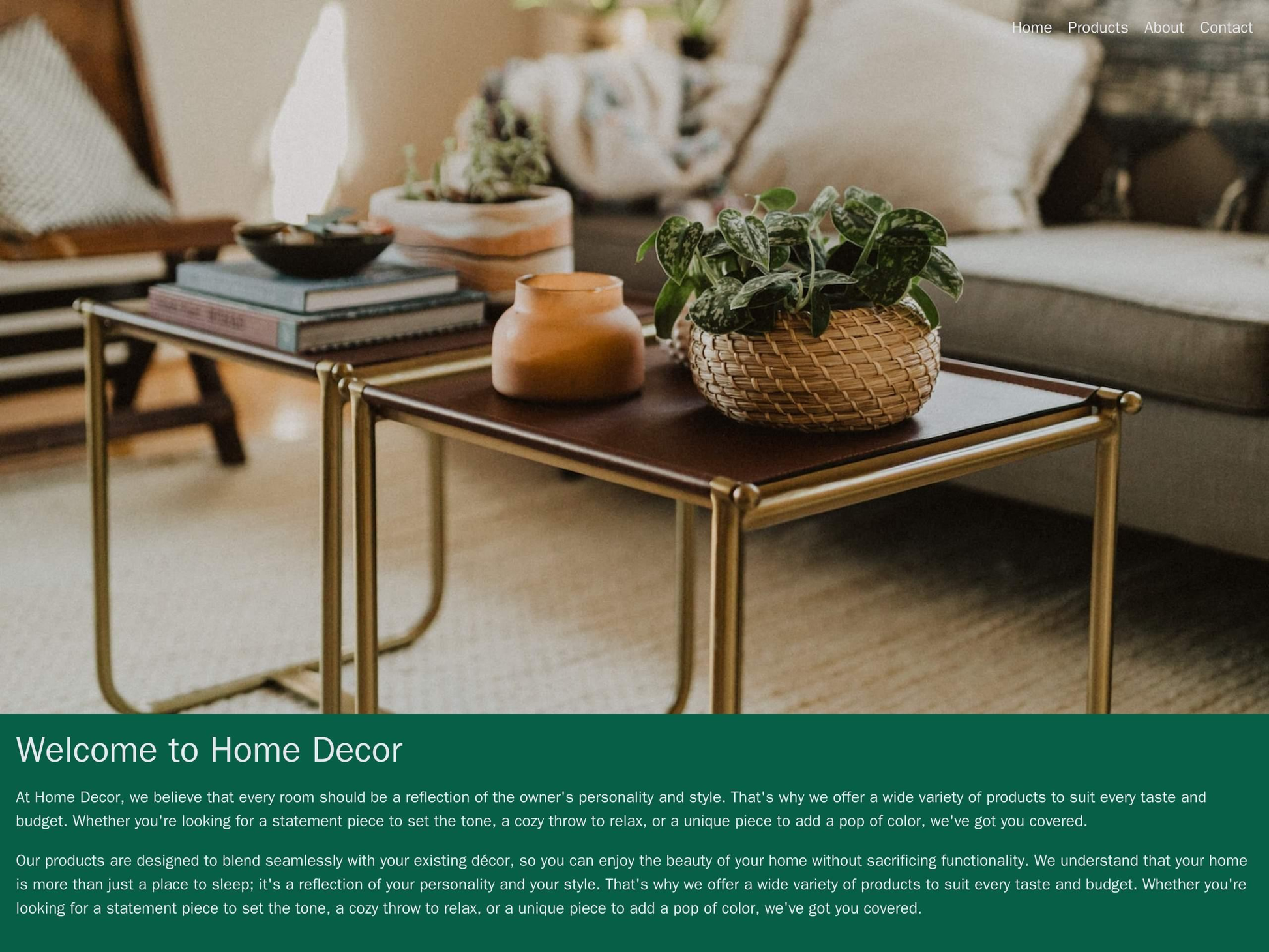 Home Decor: A vibrant and dynamic design with a collage-like header image, a horizontally-scrolling carousel showcasing  Web Template 3247