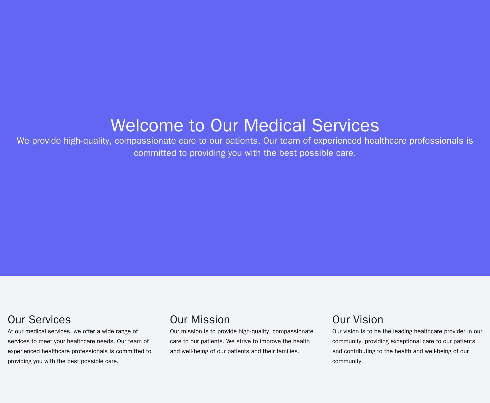 Medical Services Site: A clear, easy-to-read design with a clean color palette, a centered logo, and plenty of white spa Web Template 3288