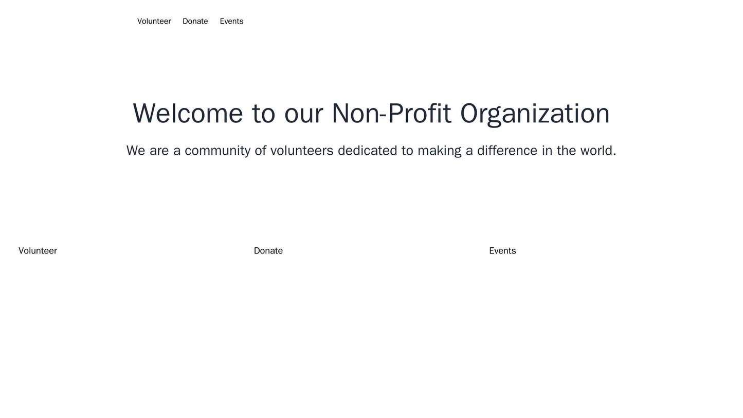 Non-Profit Organization Site: A design with plenty of white space, using warm, inviting colors and a clear call-to-actio Web Template 2397