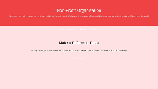 Non-profit Organization: A heartfelt design with a large header image featuring people or animals in need, a left-aligne Web Template 4847