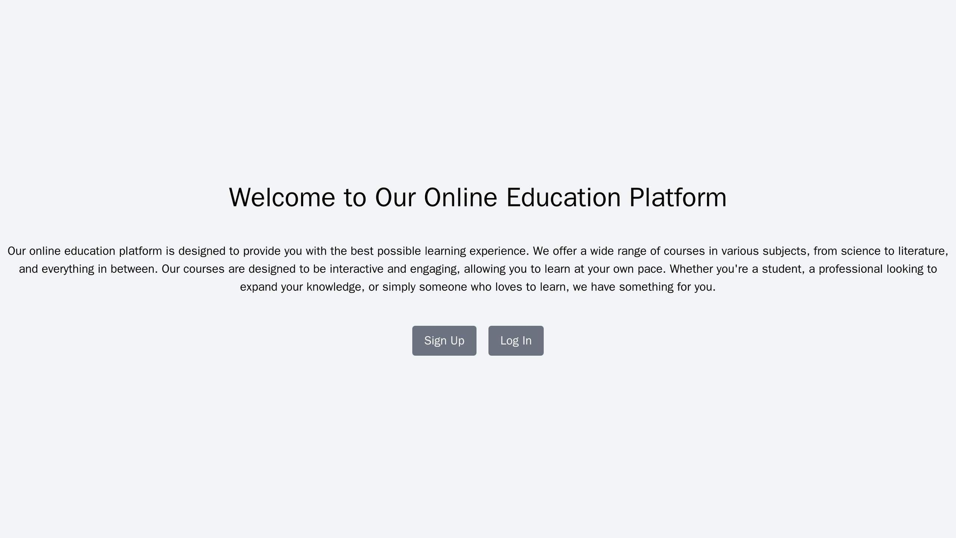 Online Education Platform: A user-friendly design with a large, centered background image of educational materials such  Web Template 3107