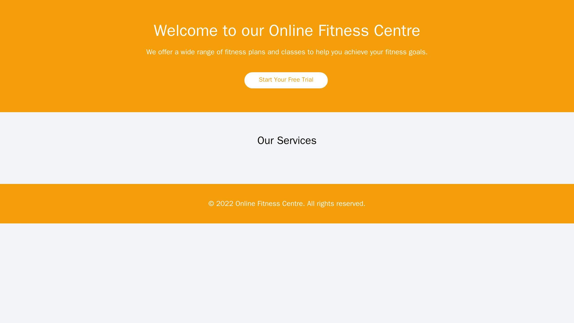 Online Fitness Centre: A dynamic and energetic design with fitness-related background images, a prominent call-to-action Web Template 3554