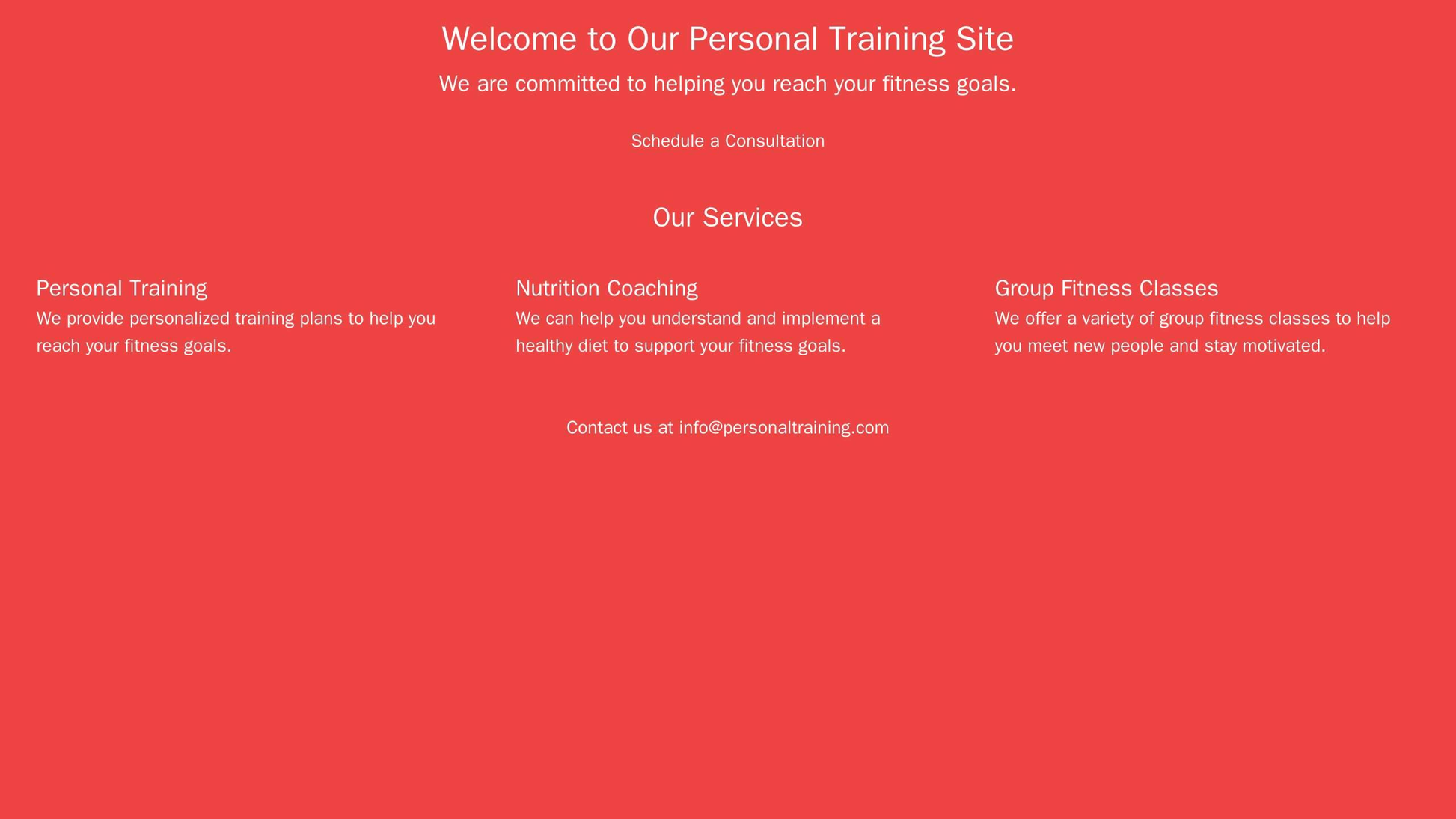 Personal Training Site: A bold and energetic design featuring a hero image of a personal trainer in action, a prominent  Web Template 2099