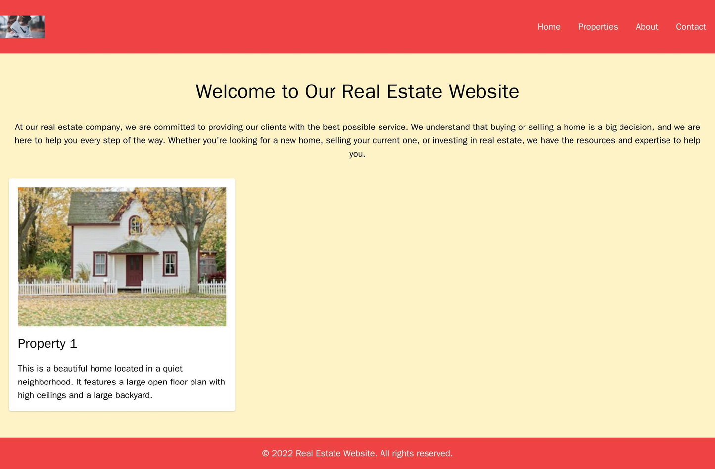 Real Estate: A clean and spacious design, with a large, centered logo and a menu bar at the top. The website background  Web Template 2424