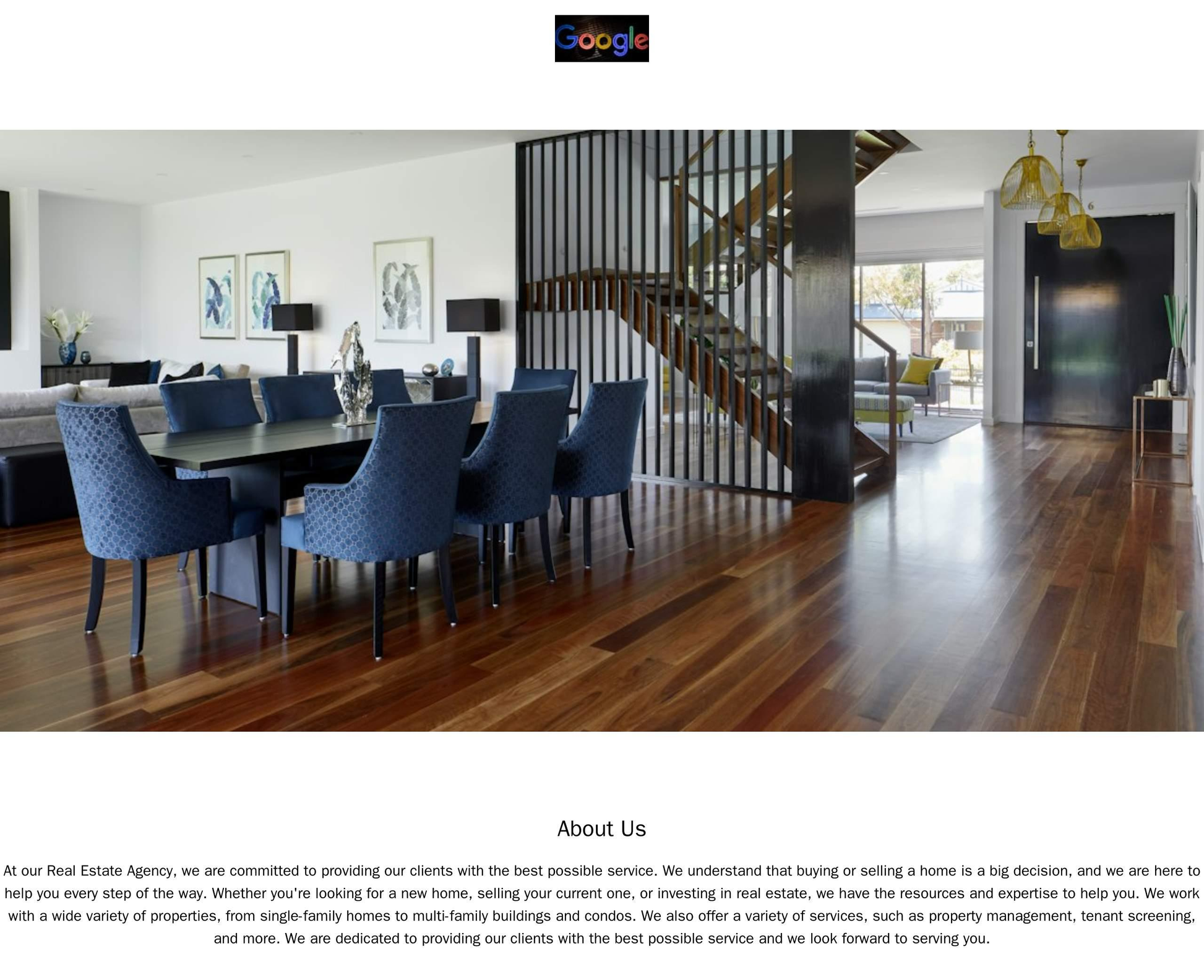 Real Estate Agency: A full-width image of a property with a call-to-action button to learn more. The header contains a c Web Template 2208