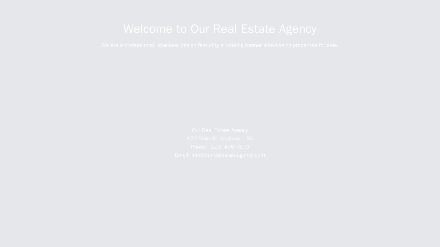 Real Estate Agency: A professional, spacious design featuring a rotating banner showcasing properties for sale, a proper Web Template 2250