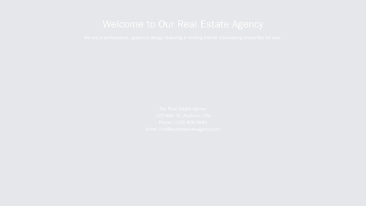 Real Estate Agency: A professional, spacious design featuring a rotating banner showcasing properties for sale, a proper Web Template 2250