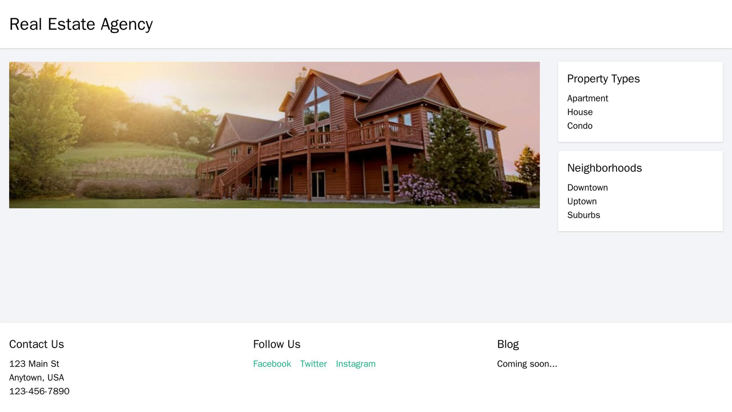 Real Estate Agency: A modern design with a large, central hero image showcasing a property listing. A left sidebar for n Web Template 3101