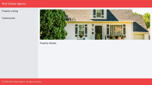 Real Estate Agency: A right-side menu layout featuring a Property Listing search bar and filters. The left side houses a Web Template 3290