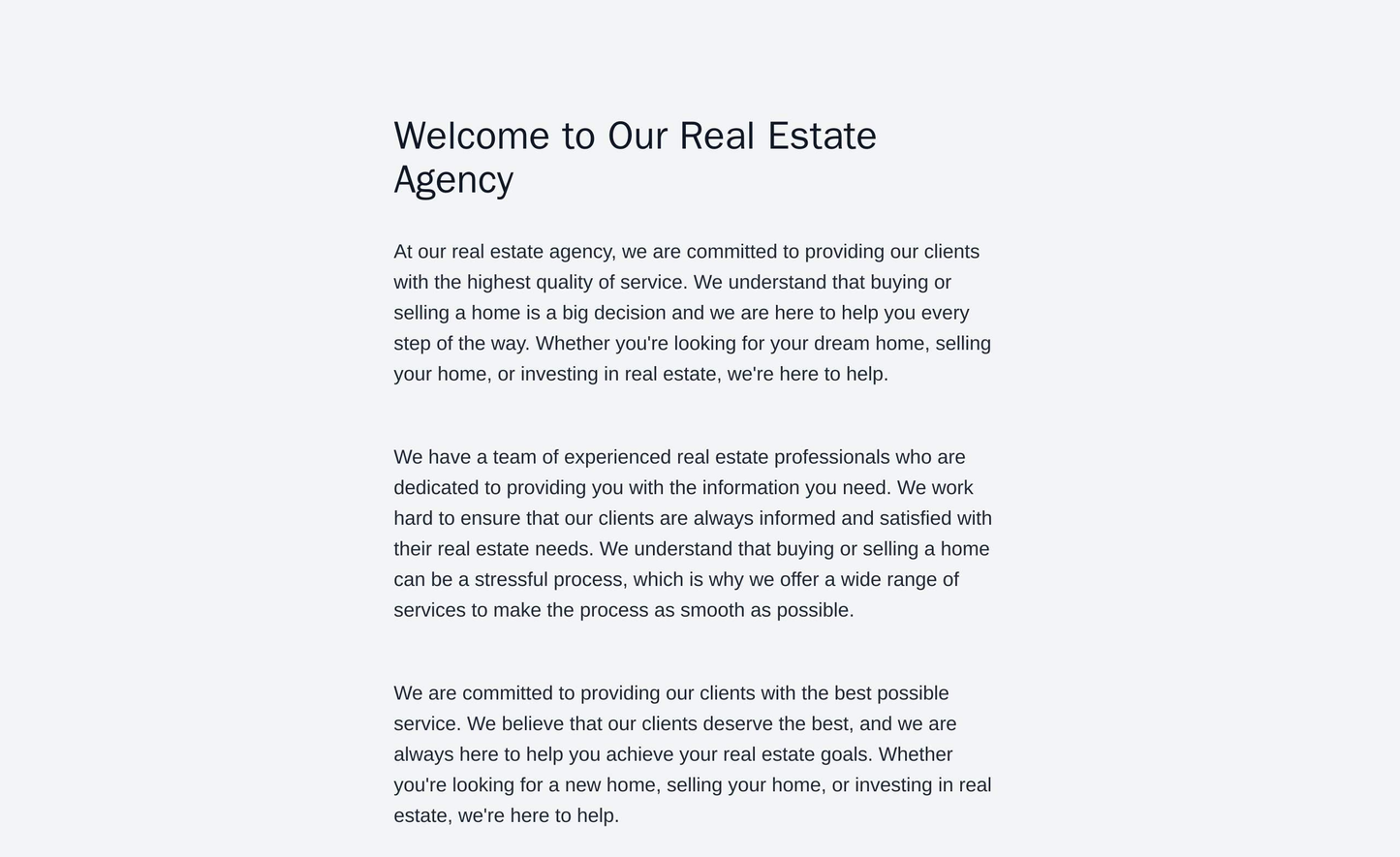 Real Estate Agency: A clean, modern design with a large, high-quality photo of a property as the background. The main co Web Template 4340