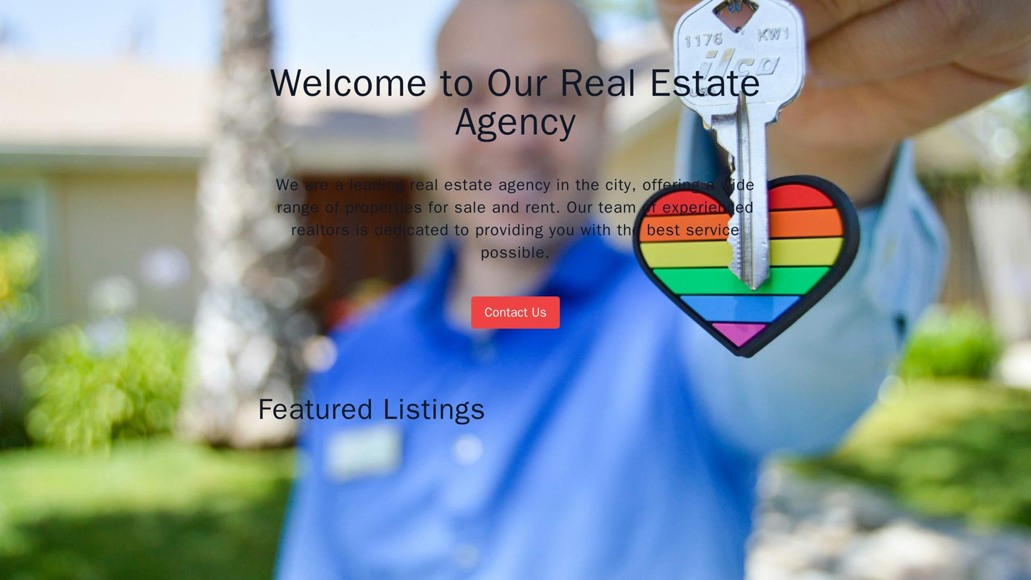 Real Estate Agency: A visually appealing, full-width slider showcasing property photos, with a button for a call-to-acti Web Template 4491