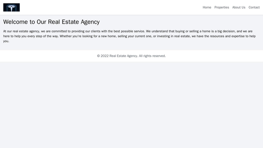Real Estate Agency: A professionally designed website with a horizontal slider displaying properties for sale, a logo lo Web Template 4718