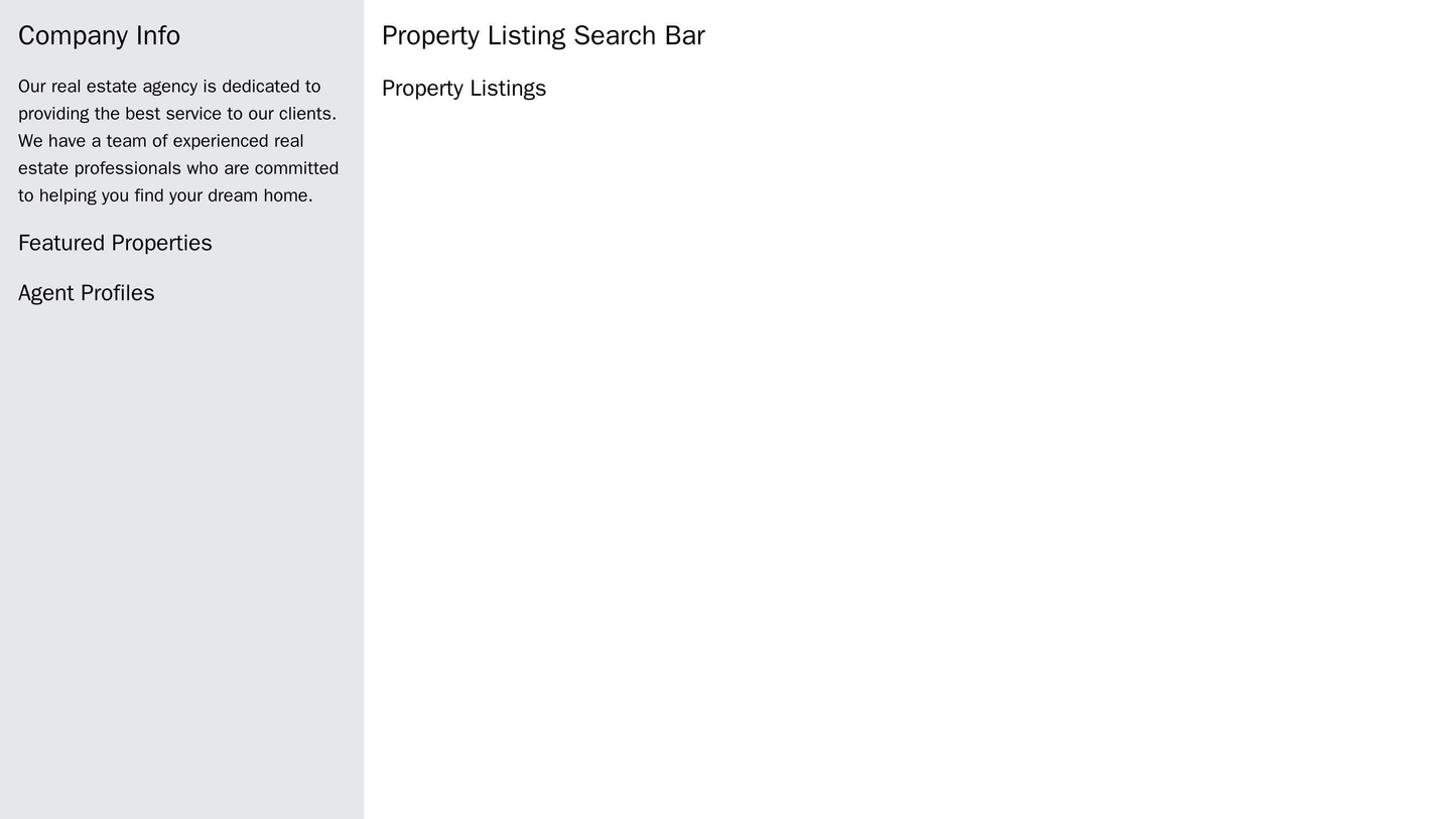 Real Estate Agency Website: A minimalist design with a large, centrally aligned property listing search bar. The sidebar Web Template 3402