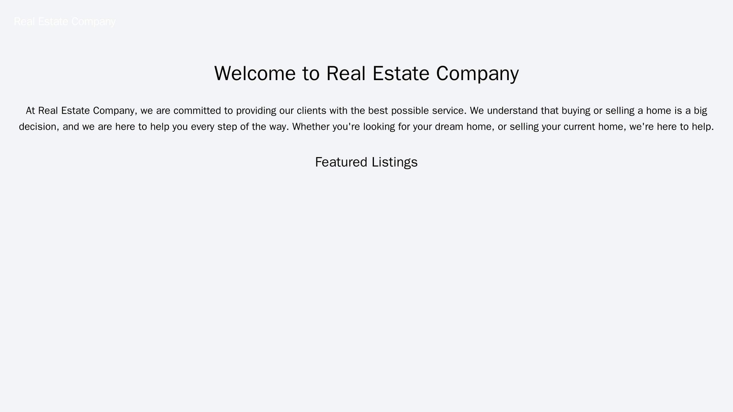 Real Estate Company: A clean, professional design with a full-screen background of a beautiful real estate listing, a to Web Template 3229