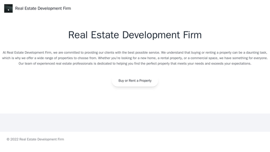Real Estate Development Firm: A modern design featuring a full-width image of an architectural rendering, with a centere Web Template 2371