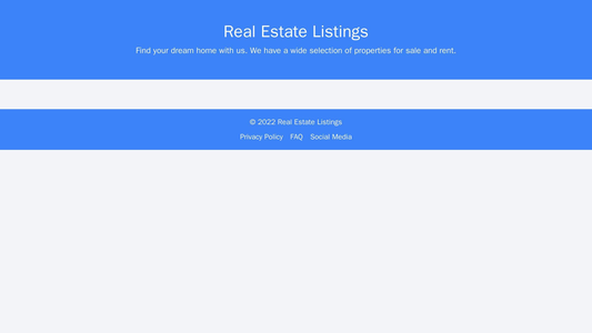 Real Estate Listings: A functional design with a grid layout of properties, a prominent search bar, and a "Contact Us" l Web Template 3182