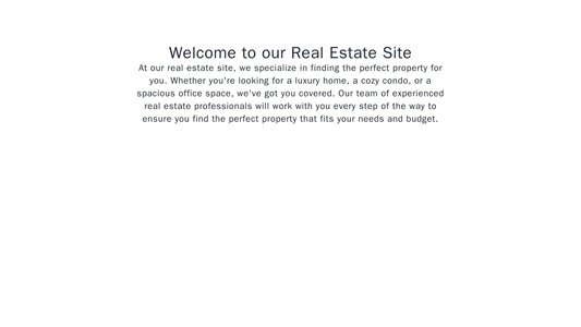 Real Estate Site: A modern design with a grid layout of properties, a search bar, and a call-to-action button on the top Web Template 4263