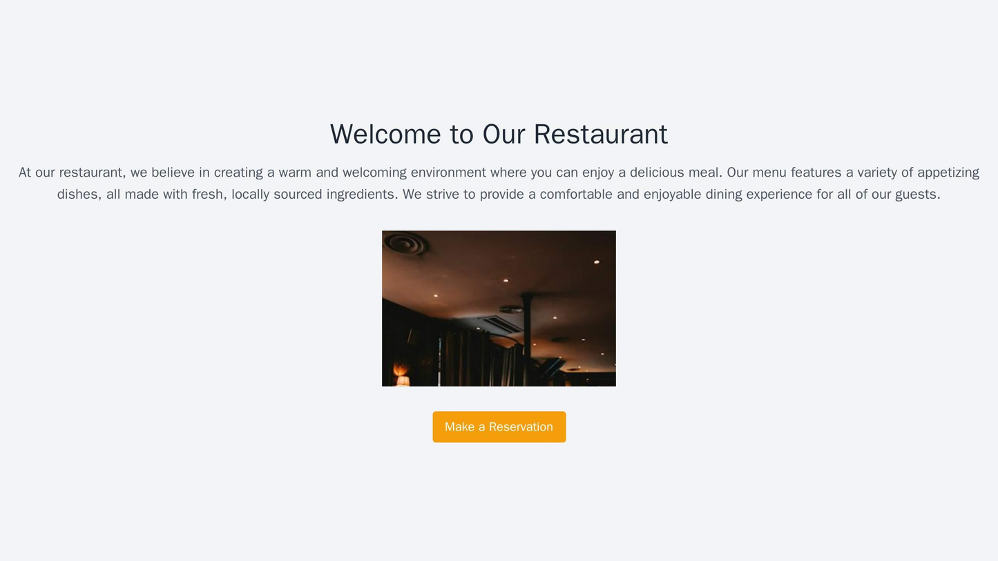 Restaurant: A warm and welcoming design featuring a slideshow of images, a reservation system, and a centered logo. Use  Web Template 2155