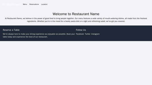 Restaurant: A mouth-watering design featuring a large image of a delicious meal as the main banner. A horizontal navigat Web Template 3133