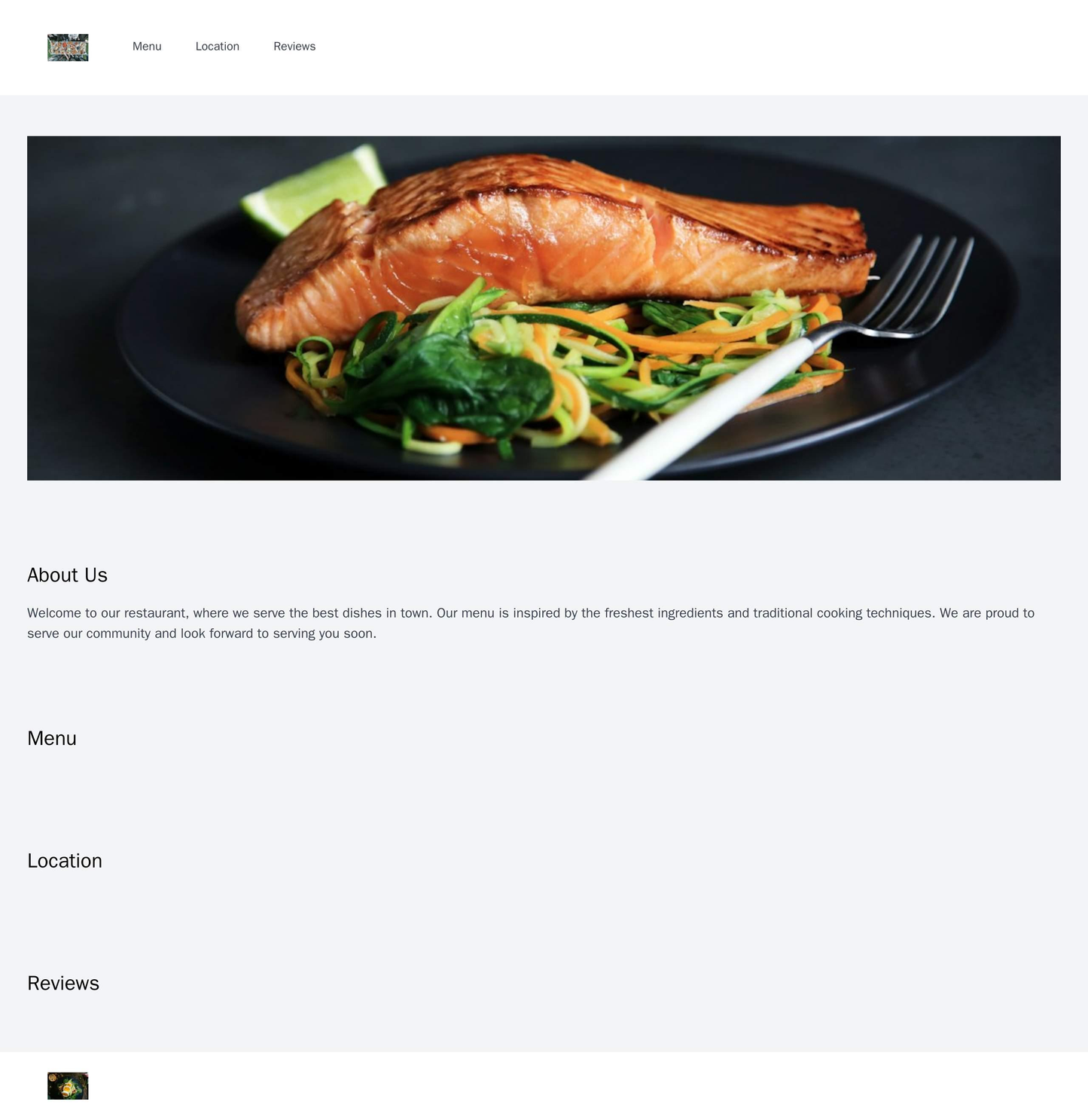 Restaurant: A mouth-watering design where a full-width image of a delicious dish serves as the hero image. The navigatio Web Template 3330