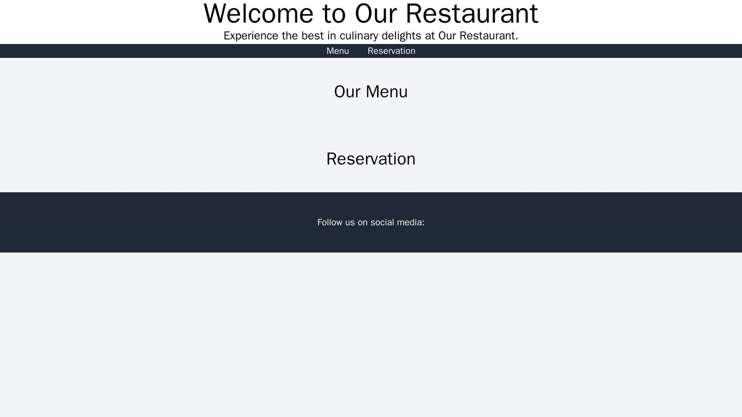 Restaurant: A mouth-watering design with hero images of different menu items, a top navigation menu with easy reservatio Web Template 3838