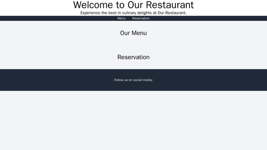 Restaurant: A mouth-watering design with hero images of different menu items, a top navigation menu with easy reservatio Web Template 3838