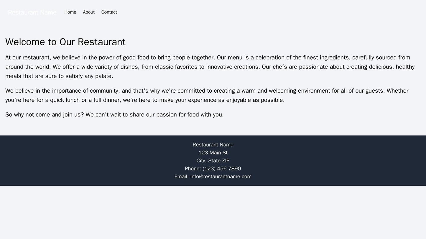 Restaurant: A mouth-watering, visually appealing design with a scrolling carousel of photos, a full-width image of a dis Web Template 4145