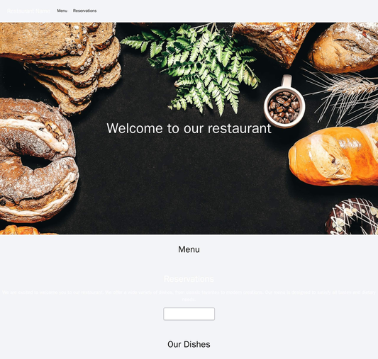 Restaurant: A mouth-watering site featuring a high-resolution header image of a dish, a menu bar on the left, a prominen Web Template 4409