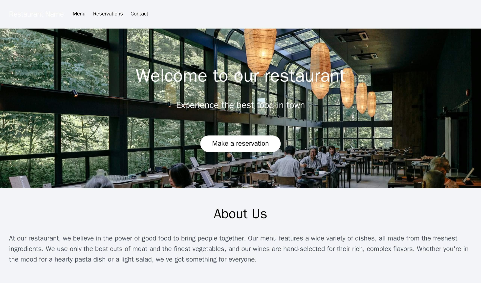 Restaurant: A warm and inviting design with a left-aligned header image featuring a tantalizing dish, a clean and simple Web Template 4807