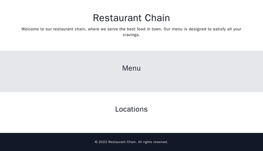 Restaurant Chain: A mouth-watering design with a vertical image slider at the top displaying appetizing images of food,  Web Template 3105