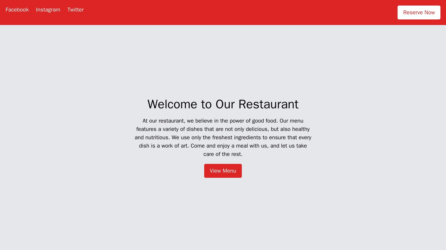 Restaurant Site: A vertical scrolling layout with a visually enticing image of a restaurant dish, along with a call-to-a Web Template 4092